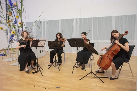 Streichquartett auf der Graduation Ceremony in Weihenstephan