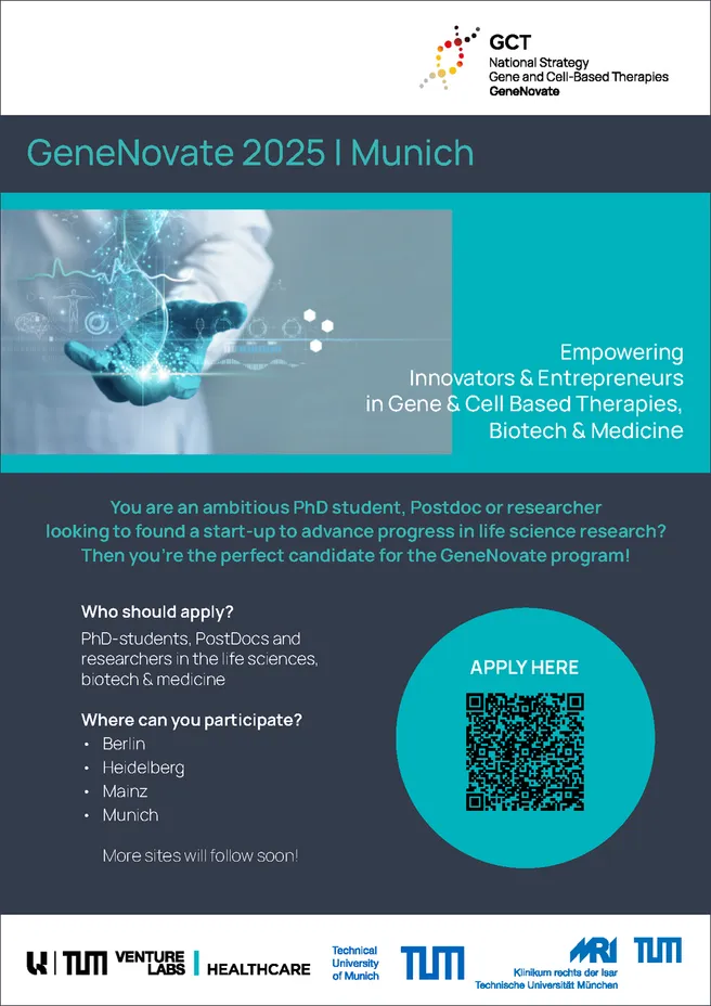 Poster registration for GeneNovate 2025